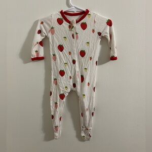 Kyte baby strawberry footie pjs